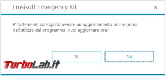 Emsisoft Emergency Kit è kit tuttofare lotta malware (prova recensione 2019)