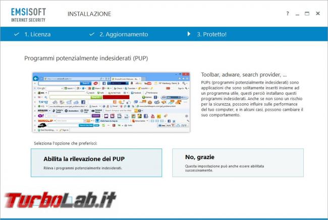 Emsisoft Internet Security 11 messo prova TurboLab.it