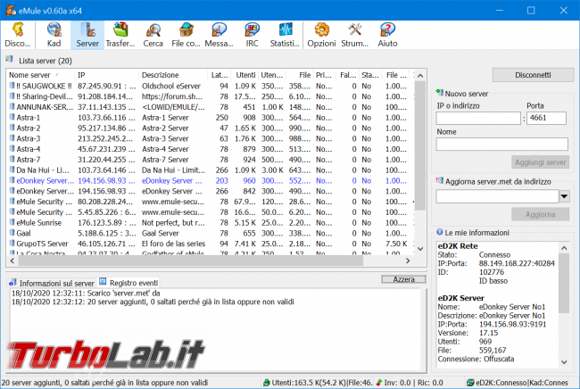 eMule 2021, come scaricare: Guida Definitiva (download configurazione, nuova versione) - zShotVM_1603017161