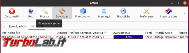 eMule Linux (Ubuntu): download, configurazione guida completa aMule (video) - Schermata del 2021-04-18 13-14-09