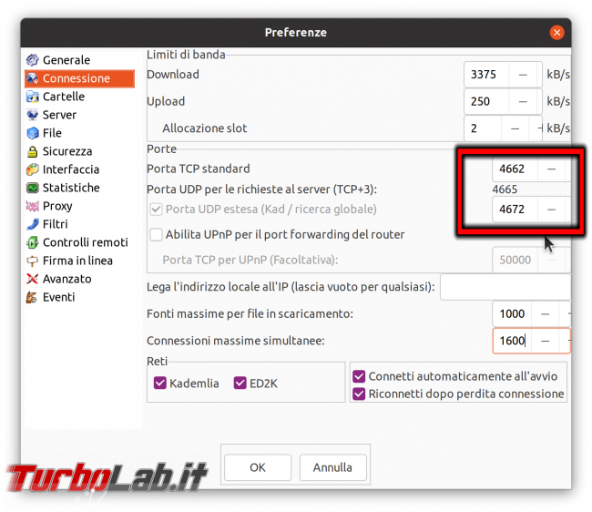 eMule Linux (Ubuntu): download, configurazione guida completa aMule (video) - Schermata del 2021-04-18 13-41-06