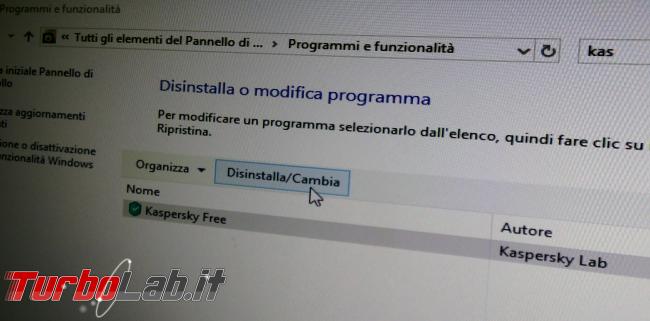 Errore disinstallazione Kaspersky: come rimuovere Kaspersky kavremover ( modalità provvisoria) - disinstallazione uninstall kaspersky