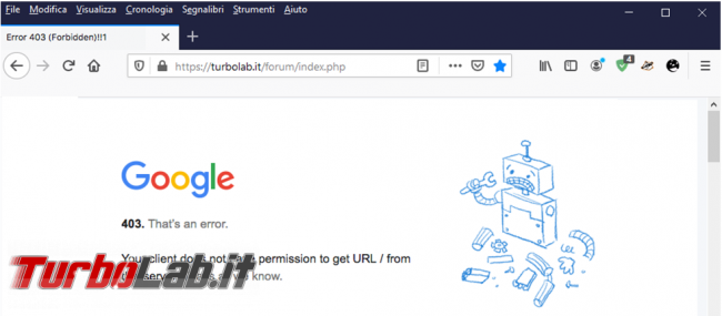 errori pagine Web, come capirli porvi rimedio (quando possibile)