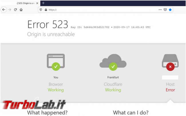 errori pagine Web, come capirli porvi rimedio (quando possibile)