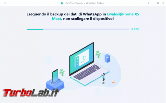 Eseguire backup messaggi WhatsApp PC Windows/Mac iPhone - FrShot_1653550790