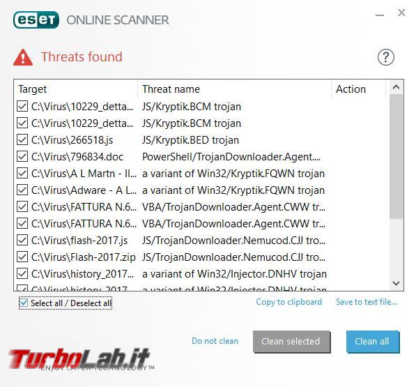 Eset online scanner affianca antivirus scoprire malware più nascosti