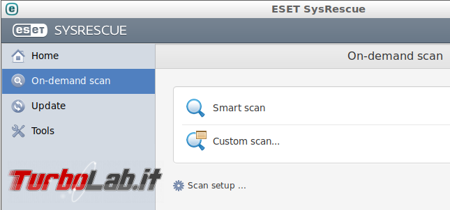 ESET SysRescue supporto live rimuovere malware più difficili
