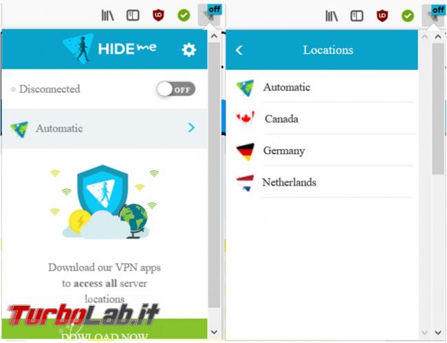 estensioni VPN-Proxy gratuite Firefox superare blocchi imposti accedere tutti siti