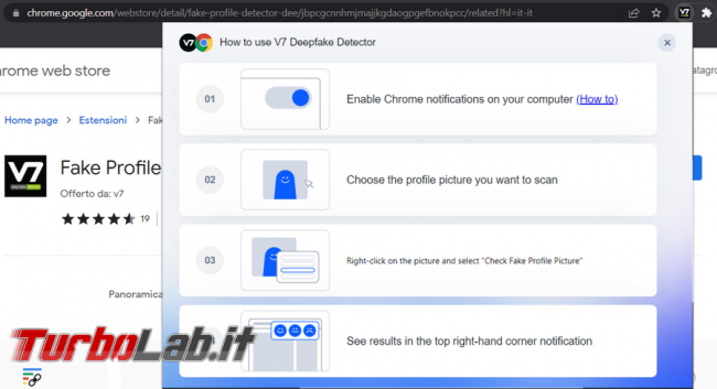 Fake Profile Detector l’estensione Chrome trova immagini fasulle
