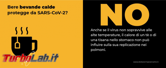 Falso messaggio WhatsApp Direzione Sanitaria Vigili Fuoco Coronavirus: bere bevande calde non serve! - FrShot_1583750824