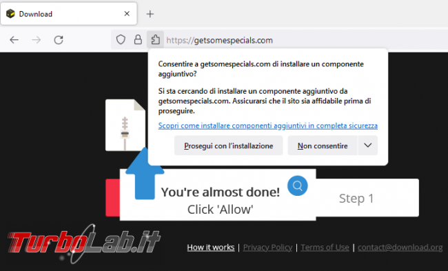 file è pronto scaricare… è malware!