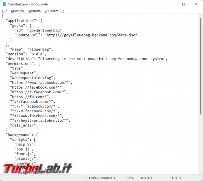 file è pronto scaricare… è malware!