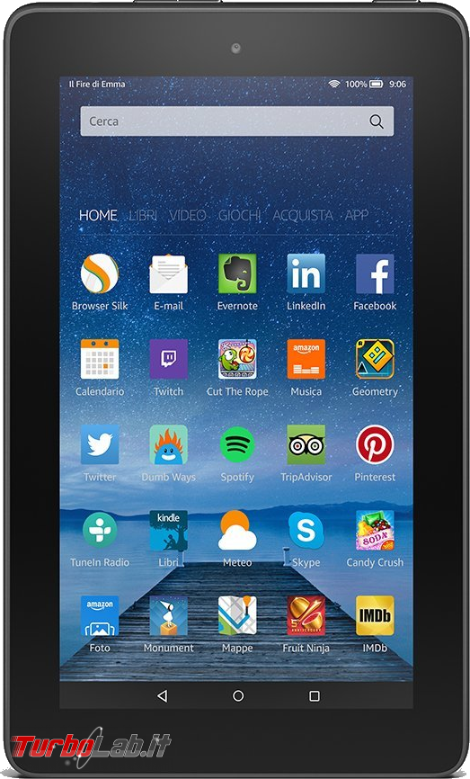 Fire 7&quot; (2015): esperienza d'uso prova completa tablet 60 € Amazon - amazon fire 7 2015