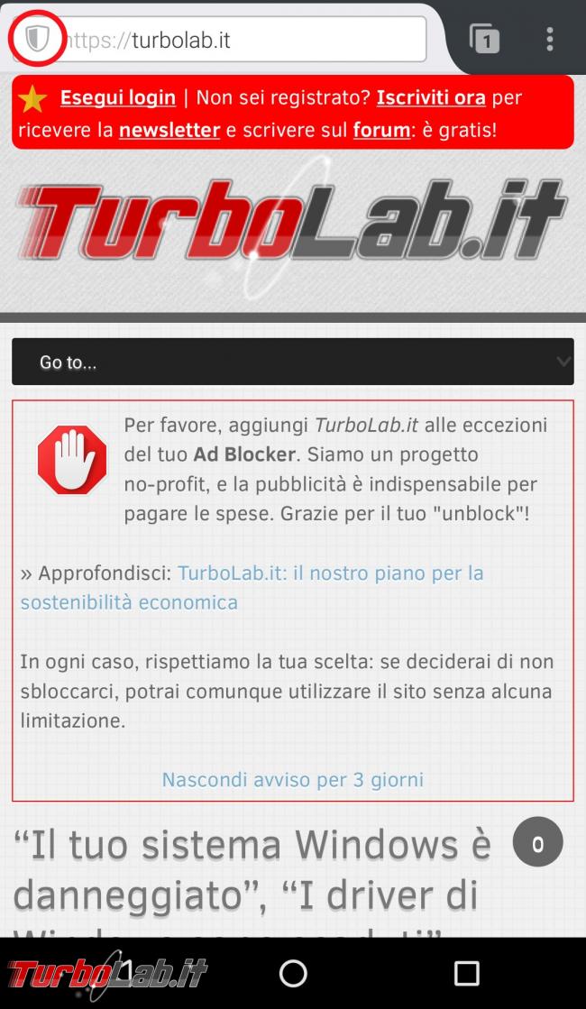 Firefox Android: anti-tracciamento sempre attivo