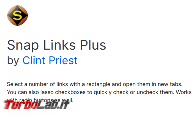Firefox l’estensione Snap Links Plus puoi aprire tanti link insieme senza cliccarli volta