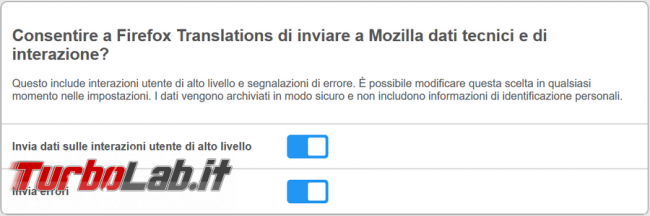 Firefox Translation, l’estensione Mozilla traduce pagine Web offline