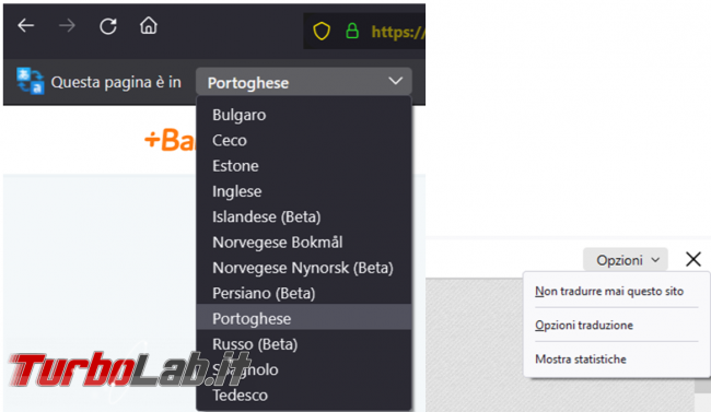 Firefox Translation, l’estensione Mozilla traduce pagine Web offline