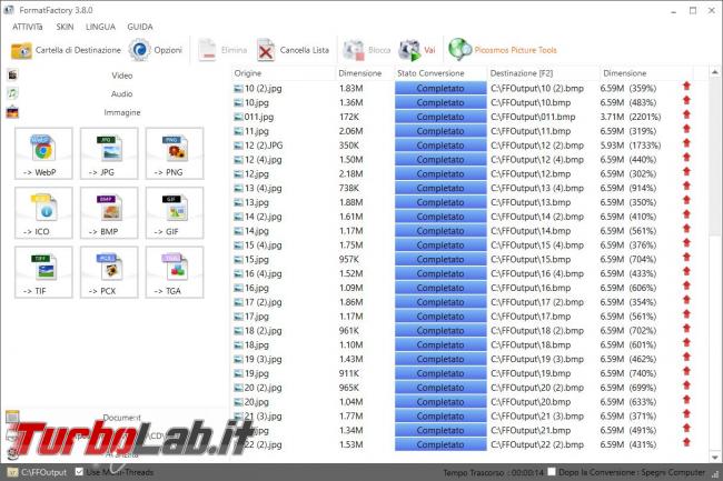 Format Factory conversione file video, audio immagini non sarà più problema