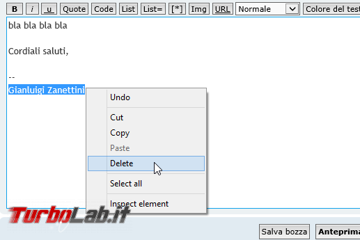 Forum commenti - utente richiedere eliminazione account propri messaggi: amministratore è obbligato legge può rifiutarsi? - eliminazione dati personali forum
