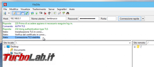 FTPS FileZilla Server: come accettare connessioni FTP sicure - guida filezilla (1)