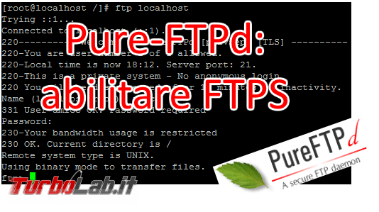 FTPS Pure-FTPd: come accettare connessioni FTP sicure - pure-ftpd ftps spotlight