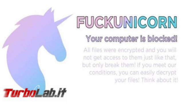 FuckUnicorn: ransomware si finge app Immuni - 102757038_1542938899201119_3147381132912230400_n