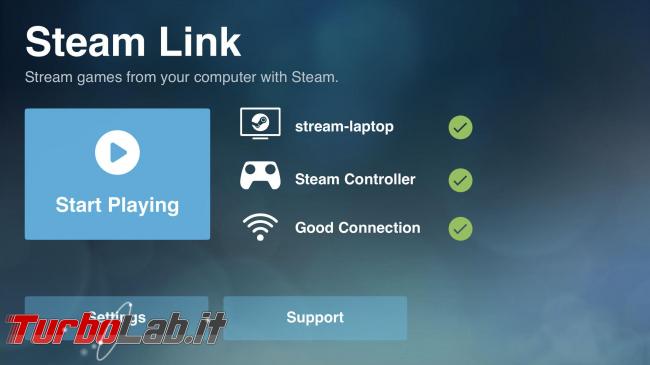 Game streaming: Steam Link Anywhere porta giochi PC fisso smartphone notebook - steam link android