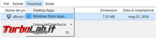 Geek Uninstaller disinstallatore programmi non lascia tracce residue sistema operativo