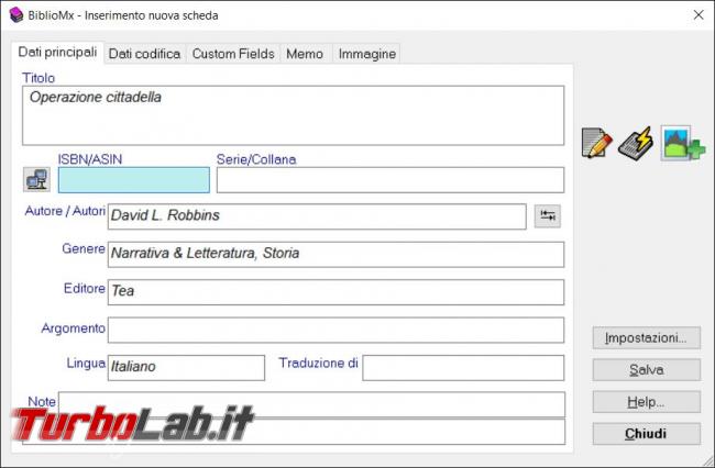 Gestiamo biblioteca personale Micla BiblioMx