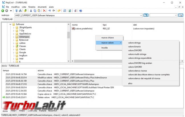 gestione registro configurazione Windows non sarà più problema Regcool