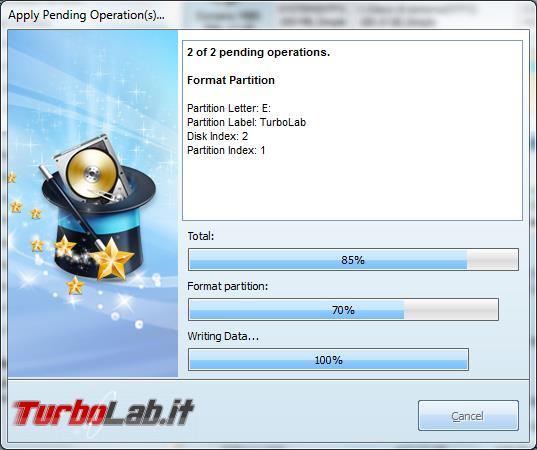 gestore disco fisso si chiama MiniTool Partition Wizard