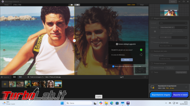 Giveaway! Come ingrandire migliorare foto Aiarty Image Enhancer ( locale, senza cloud)
