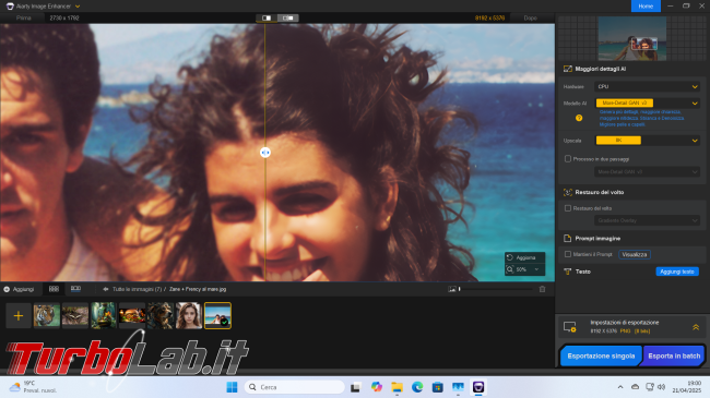 Giveaway! Come ingrandire migliorare foto Aiarty Image Enhancer ( locale, senza cloud)