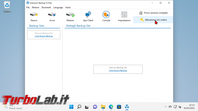 Giveaway: TurboLab.it regala Uranium Backup Gold
