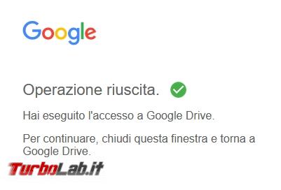 Google Backup and Sync Google Drive for desktop: mini-guida veloce transizione necessaria, indolore - Google Drive_006_ITA