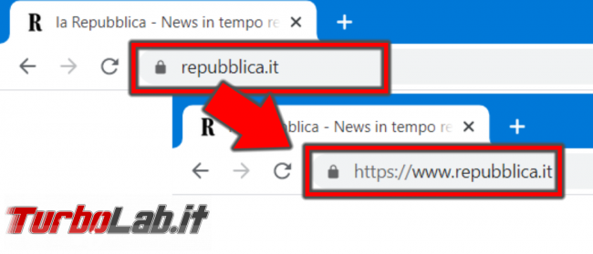 Google Chrome: come ripristinare visualizzazione http://, https:// www. indirizzo (URL)
