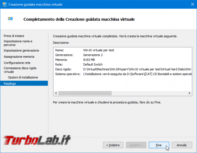 Grande Guida Hyper-V Windows 11: creazione macchine virtuali (VM), installazione guest Windows/Linux accesso file rete