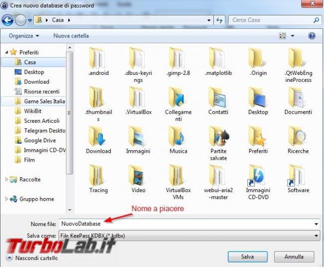 Grande Guida italiano Keepass: come custodire password unico programma - 2017-03-13 16_20_07-Crea nuovo database di password