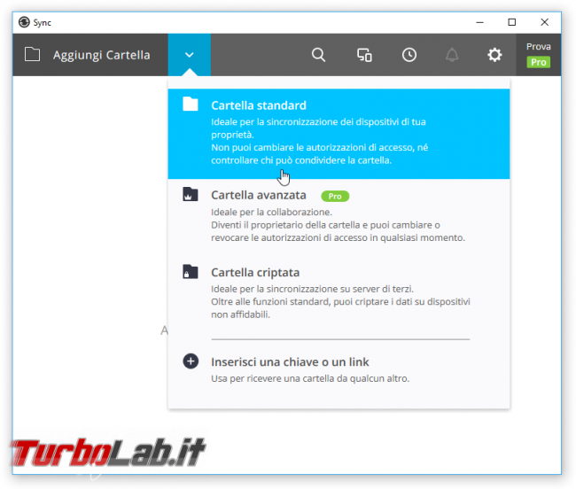 Grande Guida Resilio Sync (BitTorrent Sync) - alternativa Dropbox, senza &quot;cloud&quot;