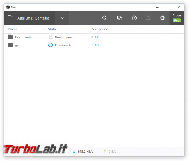 Grande Guida Resilio Sync (BitTorrent Sync) - alternativa Dropbox, senza &quot;cloud&quot;