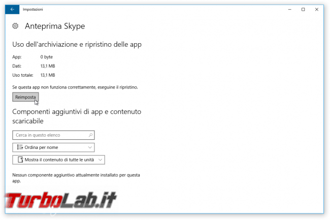 Grande Guida Windows 10 &quot;Anniversary Update&quot; (versione 1607, &quot;Redstone&quot;): tutto quello devi sapere - windows 1607 reset reimposta app