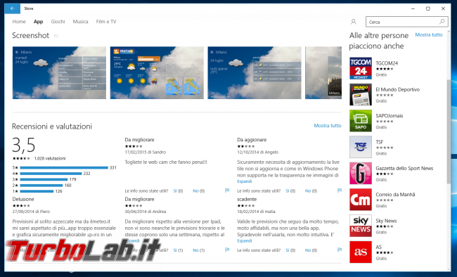 Grande Guida Windows 10 - windows 10 windows store