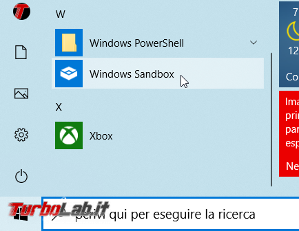 Grande Guida Windows Sandbox: come aprire / provare programmi sicurezza Windows 10 - zShot_Insider_1553190838