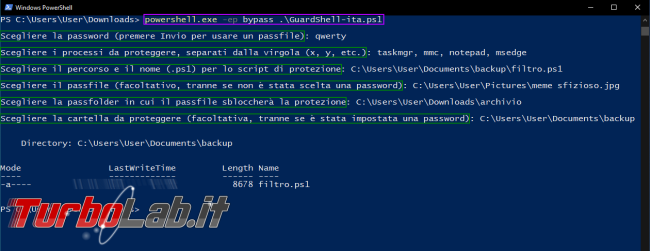 GuardShell: proteggere programmi password passfile