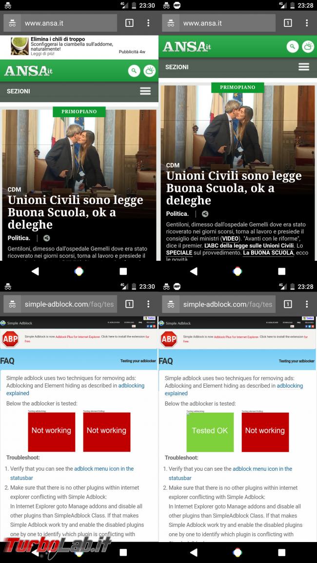 Guida Adblock Plus (ABP) Android: come bloccare pubblicità rete mobile (3G/4G LTE) senza root