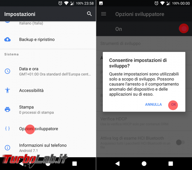 Guida Android: come abilitare Debug USB / interfaccia Android Debug Bridge (ADB) Opzioni sviluppatore - android opzioni sviluppatore