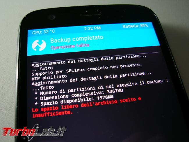 Guida backup Android TWRP: come salvare 'immagine sistema Nandroid ROM originale smartphone PC