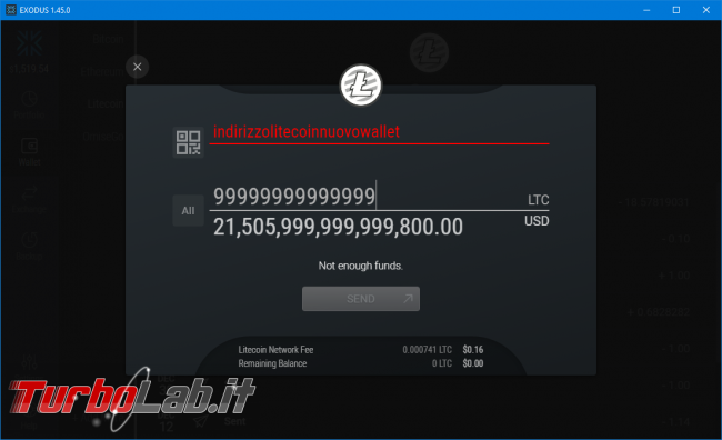 Guida: come accedere, estrarre vendere Litecoin Cash wallet Coinbase (exchange), Exodus Litecoin Core