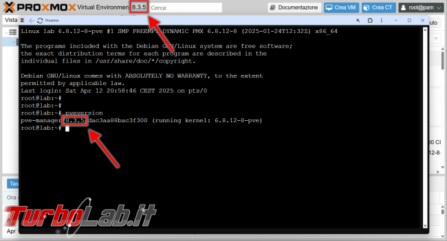 [guida] Come aggiornare Proxmox 8.4 senza perdere dati (metodo sicuro ufficiale, video) - Proxmox upgrade (1)