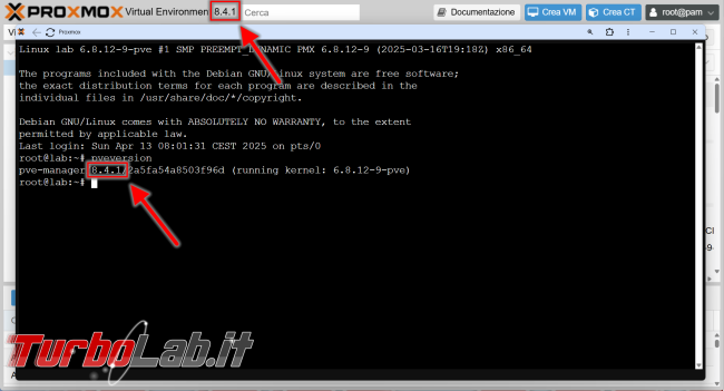 [guida] Come aggiornare Proxmox 8.4 senza perdere dati (metodo sicuro ufficiale, video) - Proxmox upgrade (2)